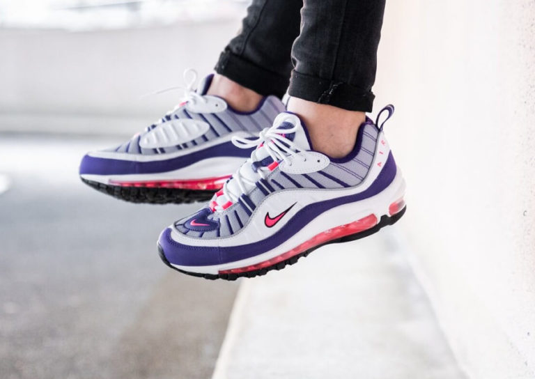 Nike Wmns Air Max 98 Raptors White Racer Pink Reflect Silver