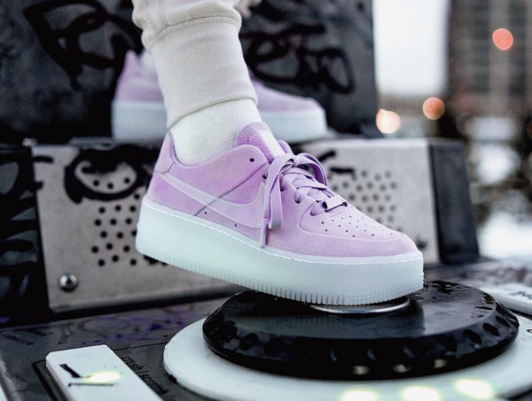 nike air force 1 high homme violet