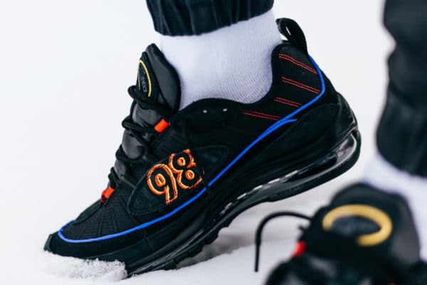 air max 98 black amarillo