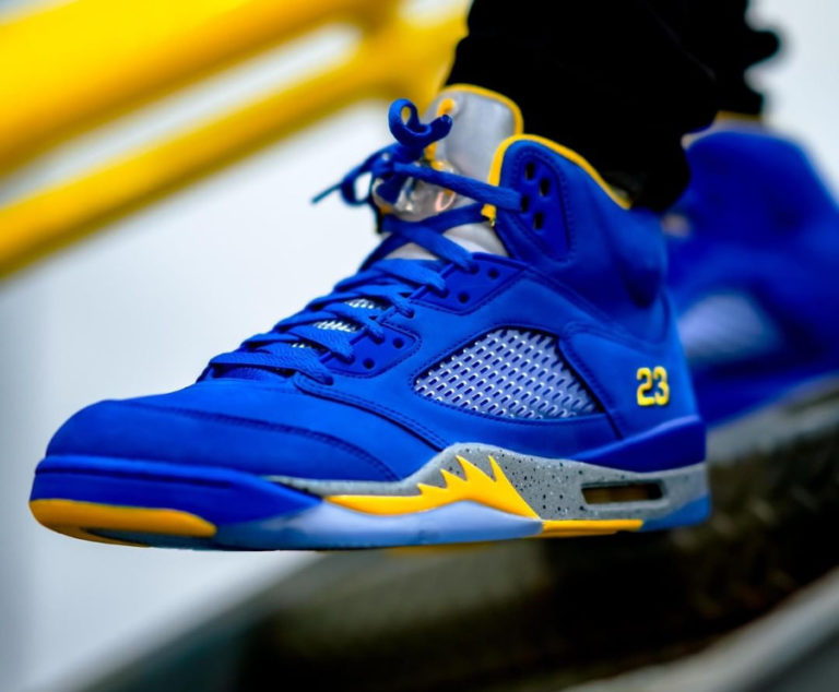 Air Jordan 5 Laney 2019 ASG Varsity Royal Varsity Maize (4)