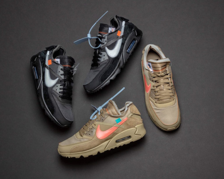 Air Max 90 Off White 2019 Black Cone Desert Ore