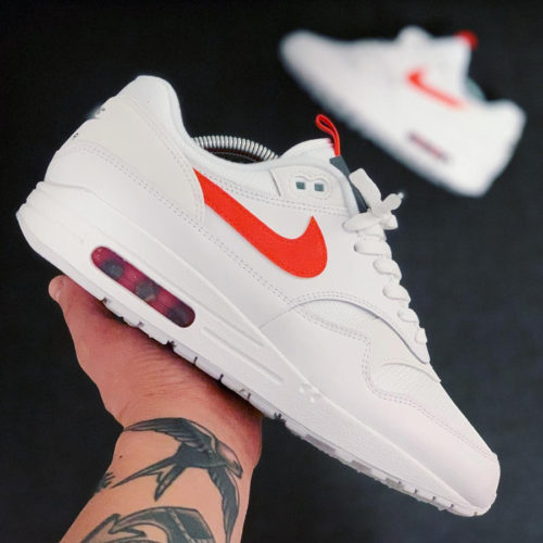 nike air max 1 se white orange