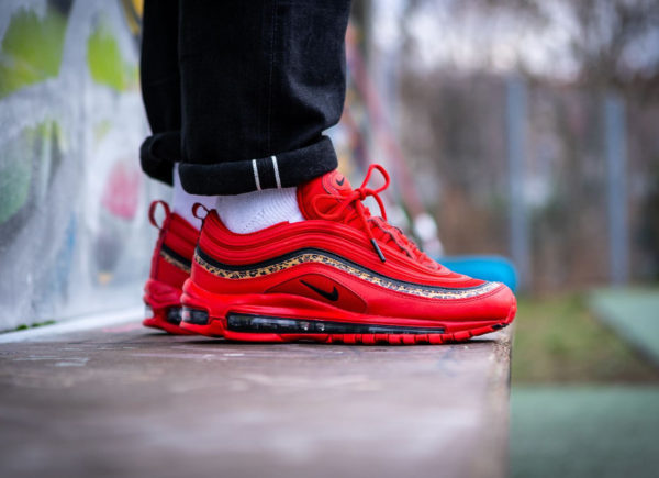 air max 97 red and leopard