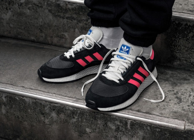 Adidas Marathon Tech Boost Black Shock Red G27419