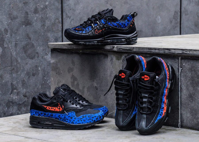 Nike Wmns Air Max PRM Black Leopard Habanero Red