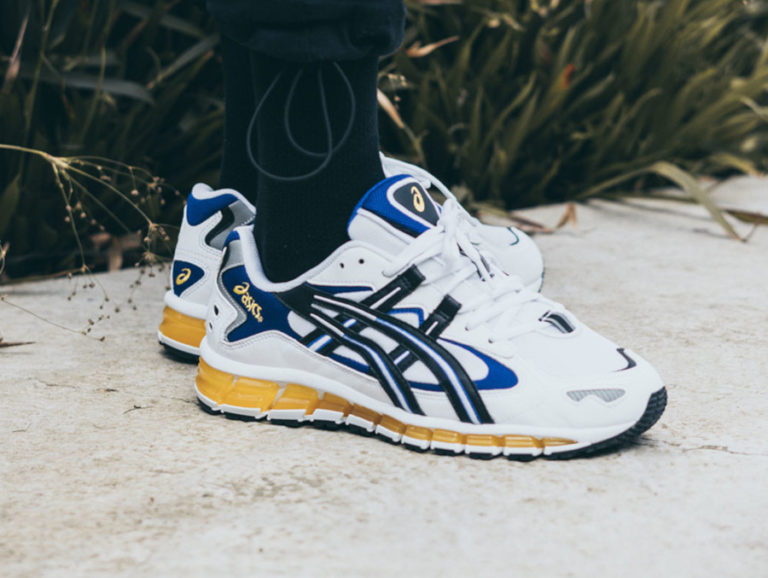 Asics Gel Kayano 5 360 OG White Black Yellow Blue (3)