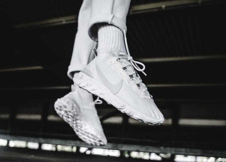 Nike react element 55 homme blanche online