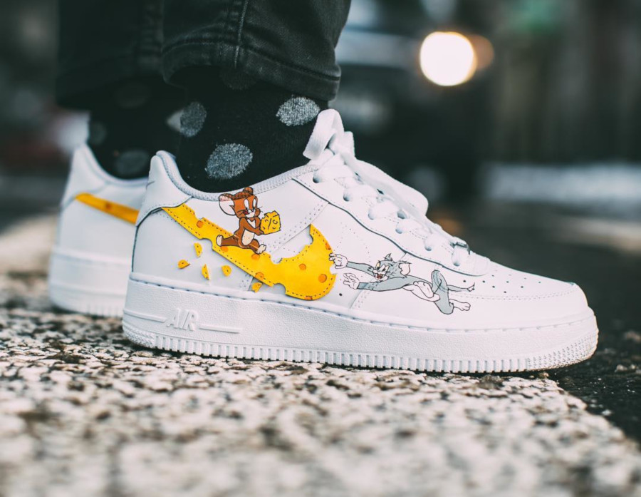 air force 1 custom tom and jerry