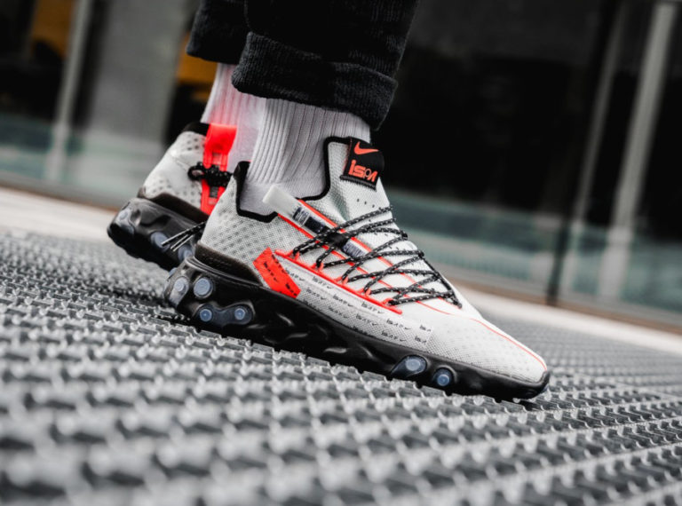 Nike Ispa React WR Low Ghost Aqua Crimson Black