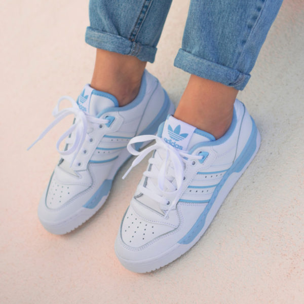 adidas rivalry low blue and pink