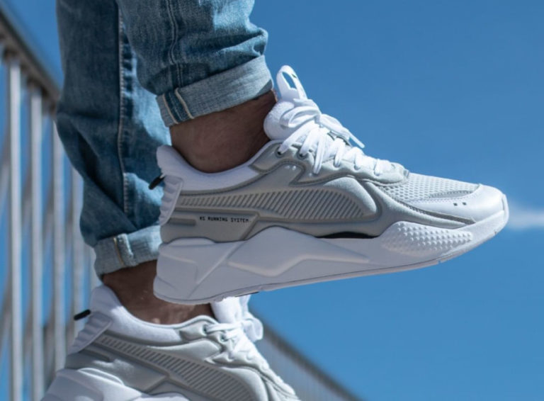 Puma blanche et grise best sale