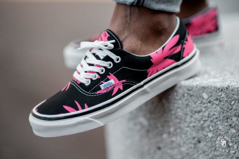 Vans Era 95 DX Anaheim Factory Black Pink Summer Leaf