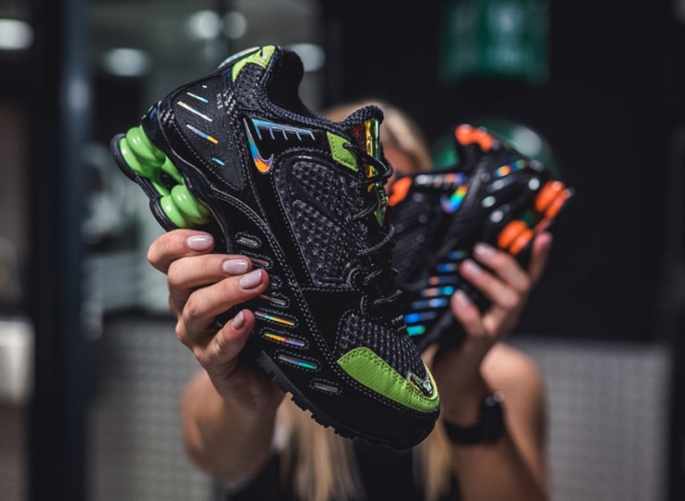 Nike Shox Enigma 9000 SP Black Lime Crimson