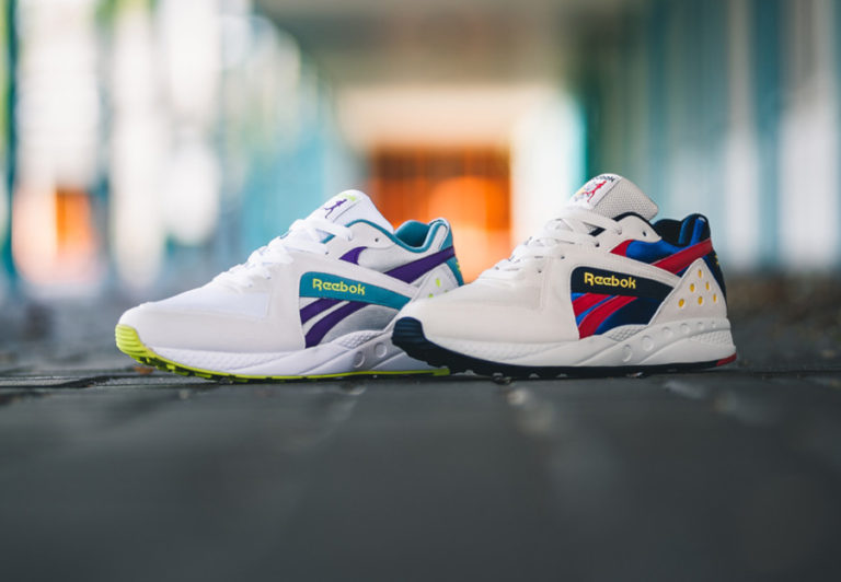 Reebok Pyro Lime Purple DV7292 & Chalk Navy DV7293