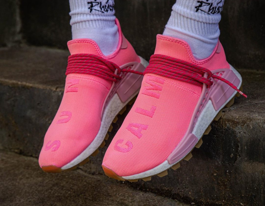 adidas nmd hu trail pharrell now is her time light pink