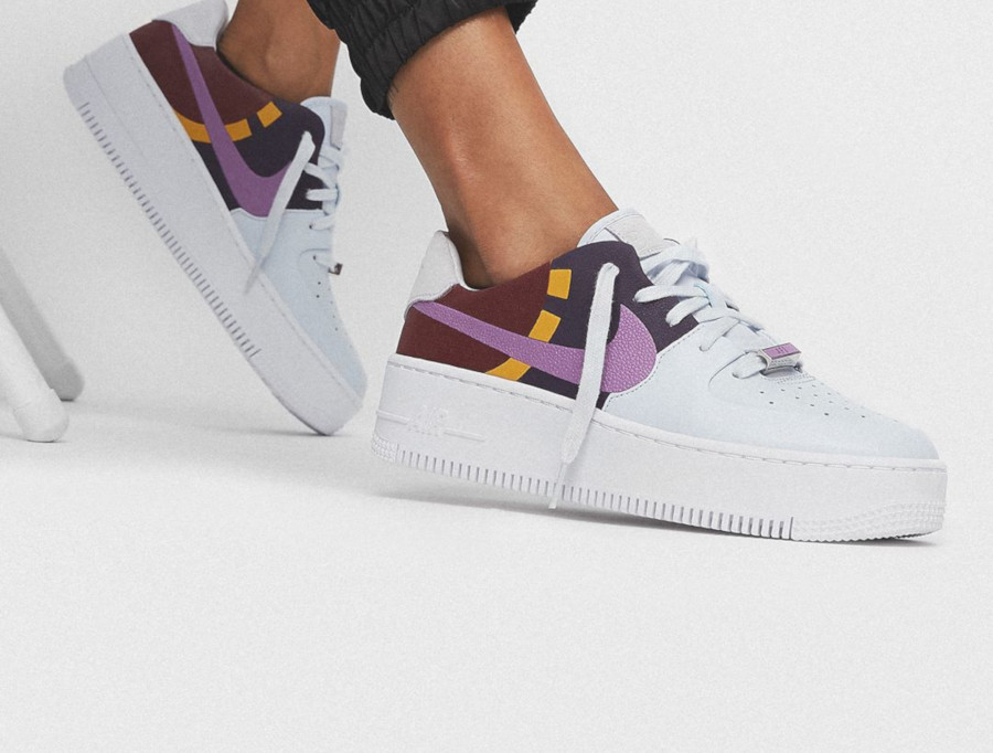 nike air force 1 sage low basketball court