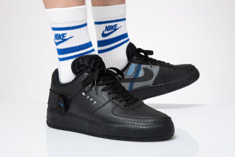 nike air force n354 black