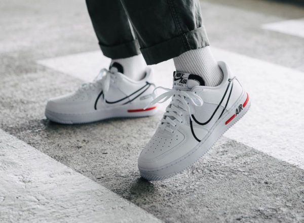 nike air force 1 low react white ice