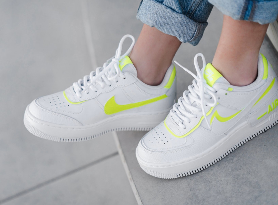 nike air force 1 blanche et jaune
