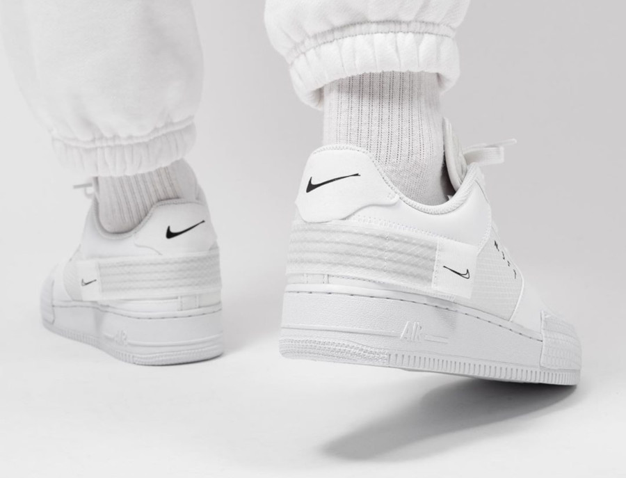 air force type 1 triple white