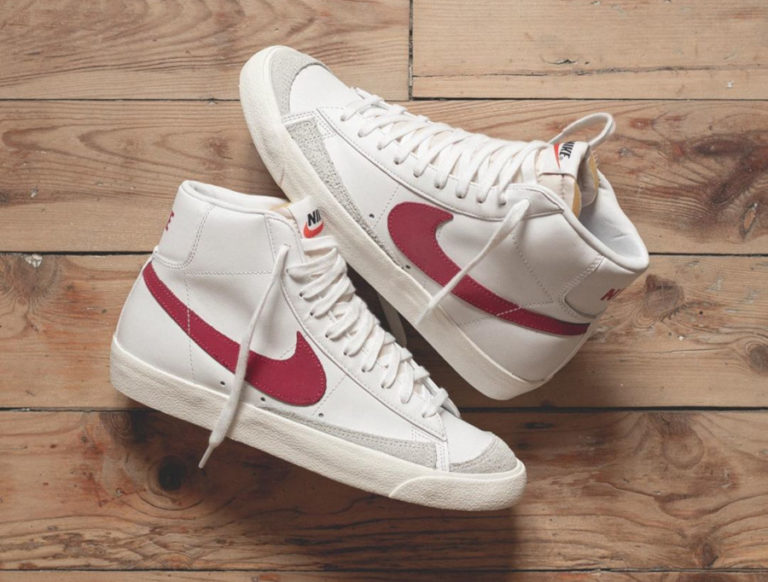 Nike blazer blanc rouge online