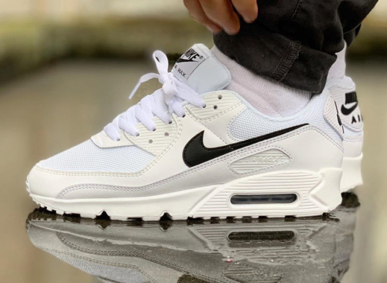 Nike Wmns Air Max 90 Recrafted 'White Black' (couv)