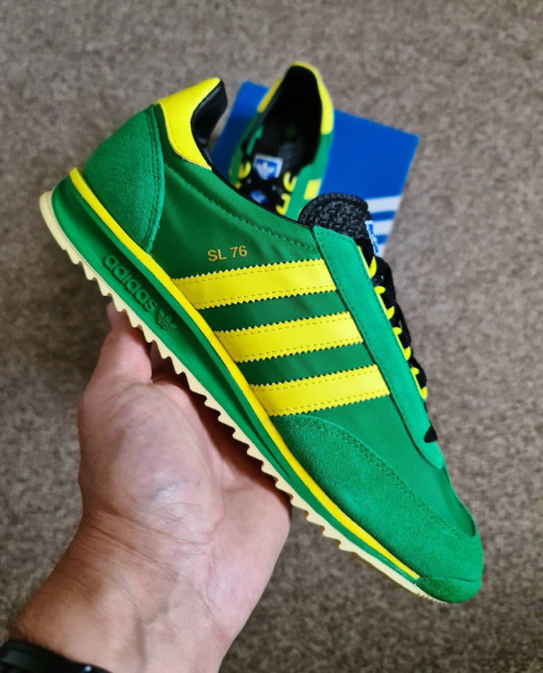 adidas sl76 green size