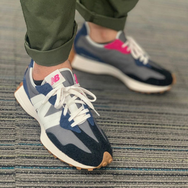 new balance 327 castle rock natural indigo