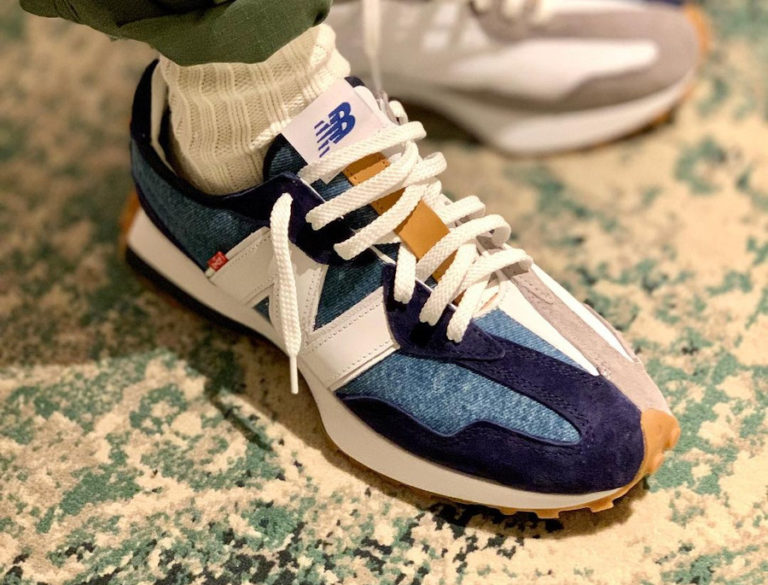 New Balance x Levi's MS327LVA Navy White Denim