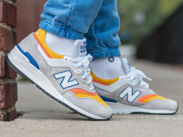 NB M997PT Grey Yellow Orange Blue