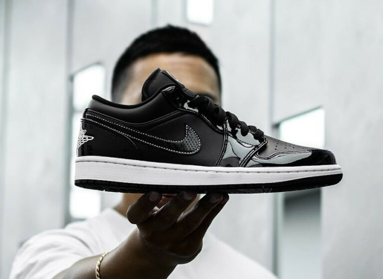 AJ1 Low SE Patent Leather ASW Black White DD1650-001