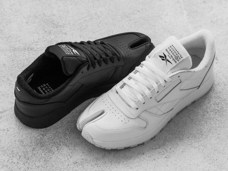 Reebok x MM CL Leather Tabi Project 0 White Black