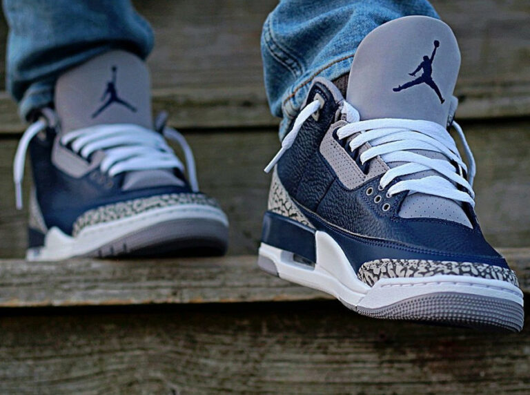 AJ3 Retro Midnight Navy Georgetown Hoyas CT8532 401