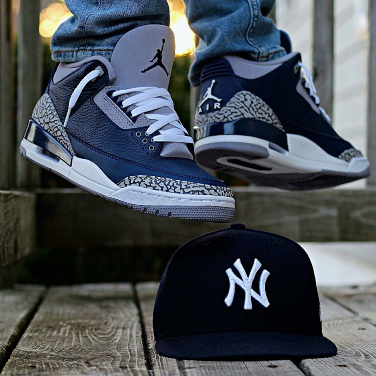 Que vaut la AJ3 Retro Midnight Navy Georgetown Hoyas CT8532 401