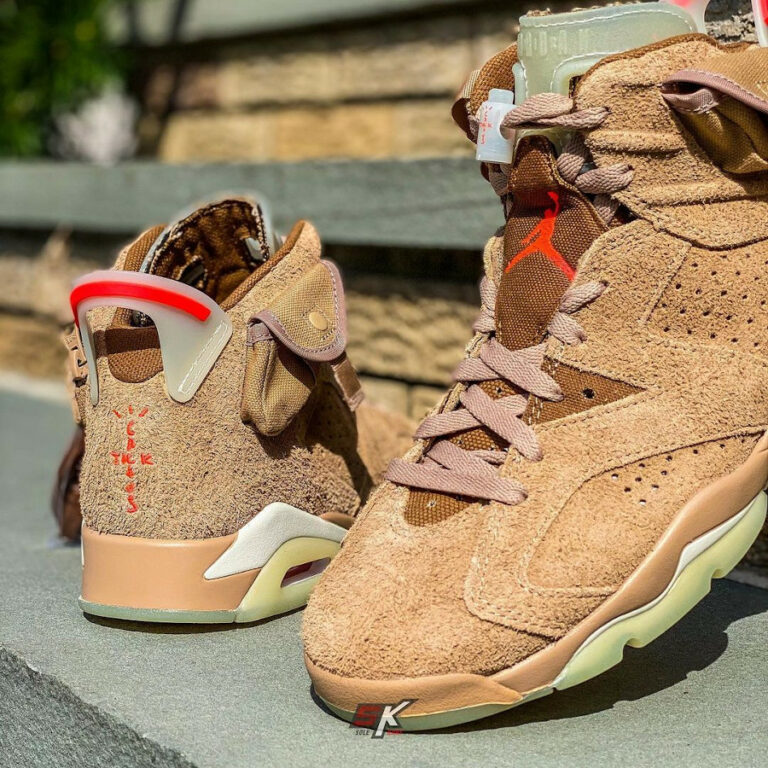 Que vaut la AJ6 Retro Travis Scott British Khaki Cactus Jack DH0690200