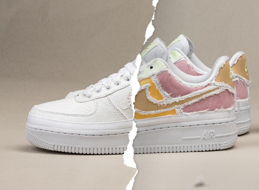 tear off air force ones pastel