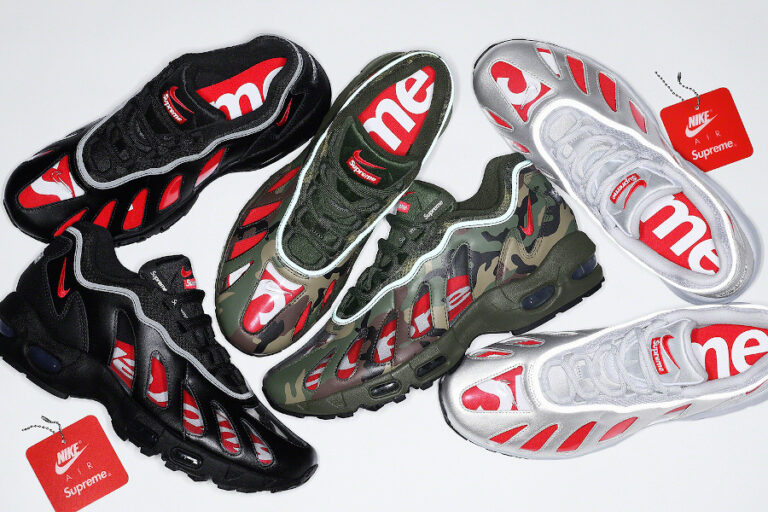 Nike x Supreme AM96 transparentes CV7652