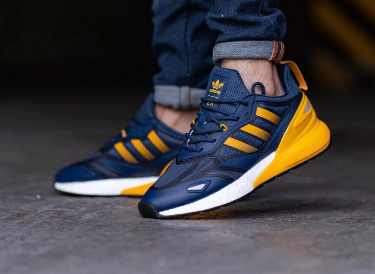 Adidas ZX 2K Boost 2.0 Crew Blue Gold GZ7733