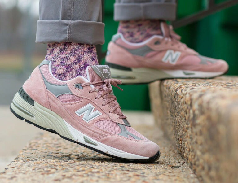 NB 991 Shy Pink Grey M991PNK Made in UK