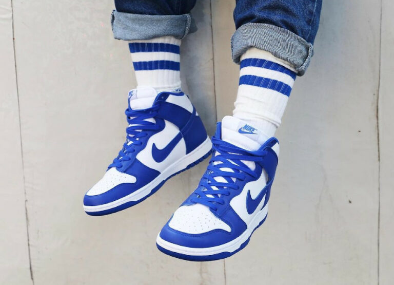 Nike Dunk High Retro Kentucky Game Royal 2021