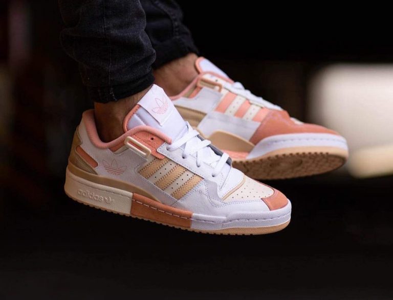 Adidas Forum Exhibit Low 84 recyclée Halo Amber Cloud White Cream White