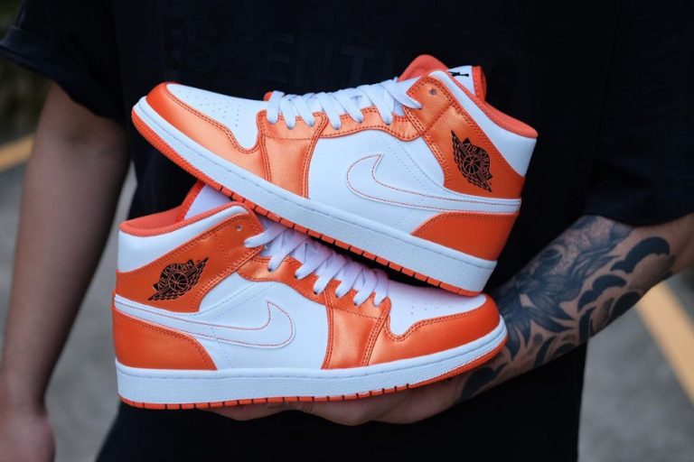 Air Jordan 1 Mid SE Metallic Orange