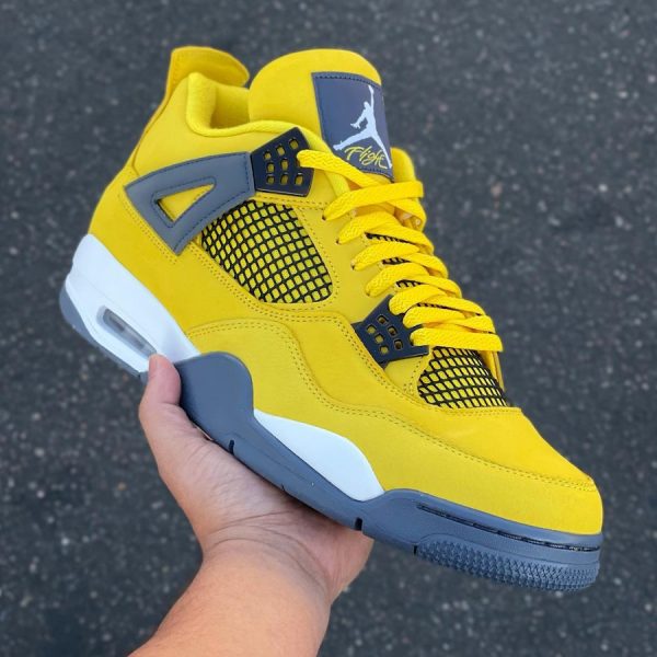 jordan 4 lightning yellow gs