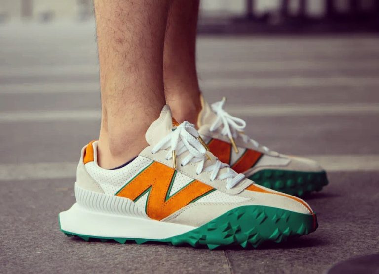 NB x Casablanca XC 72 UXC72CBD Tennis Club Persimmon Orange Jolly Green