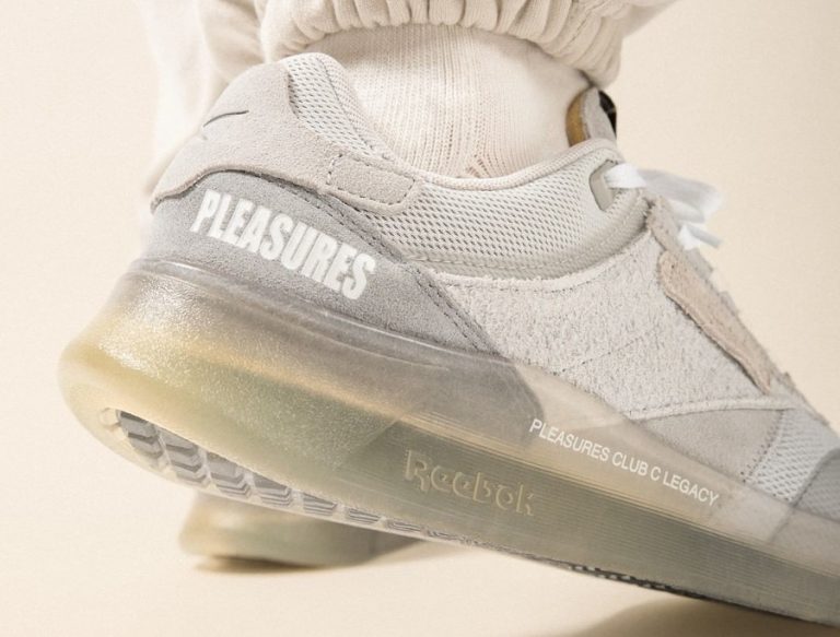 Reebok x Pleasures Club C Legacy Pure Grey Straw GW2639