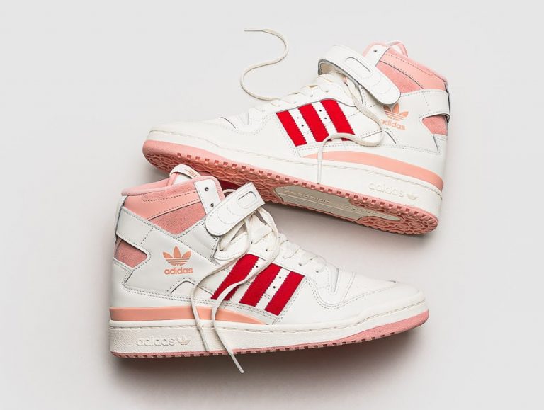 Adidas Forum 84 Hi White Pink Glow (rose pastel)