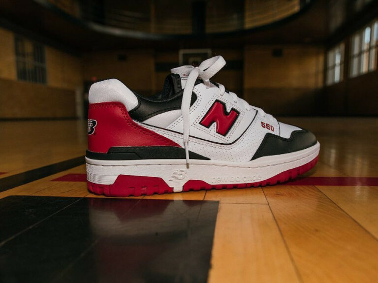 NB BB550HR1 White Red Black Chicago Bulls Shifted Sport Pack