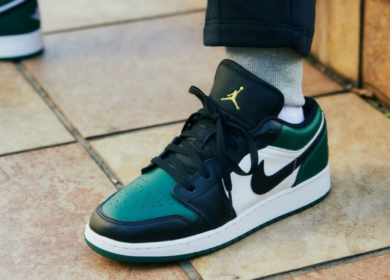 Que vaut la Air Jordan 1 AJ1 Retro Low Green Toe bout vert fonce 2021