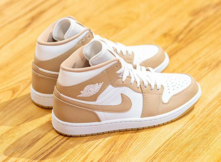 AJ1 Mid 'Hemp' Tan Gum 2022 554724-271