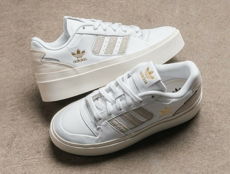 Adidas W Forum compensé blanche et grise (1)